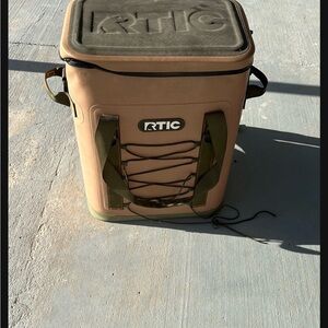 RTIC Tan and Black Cooler Backpack